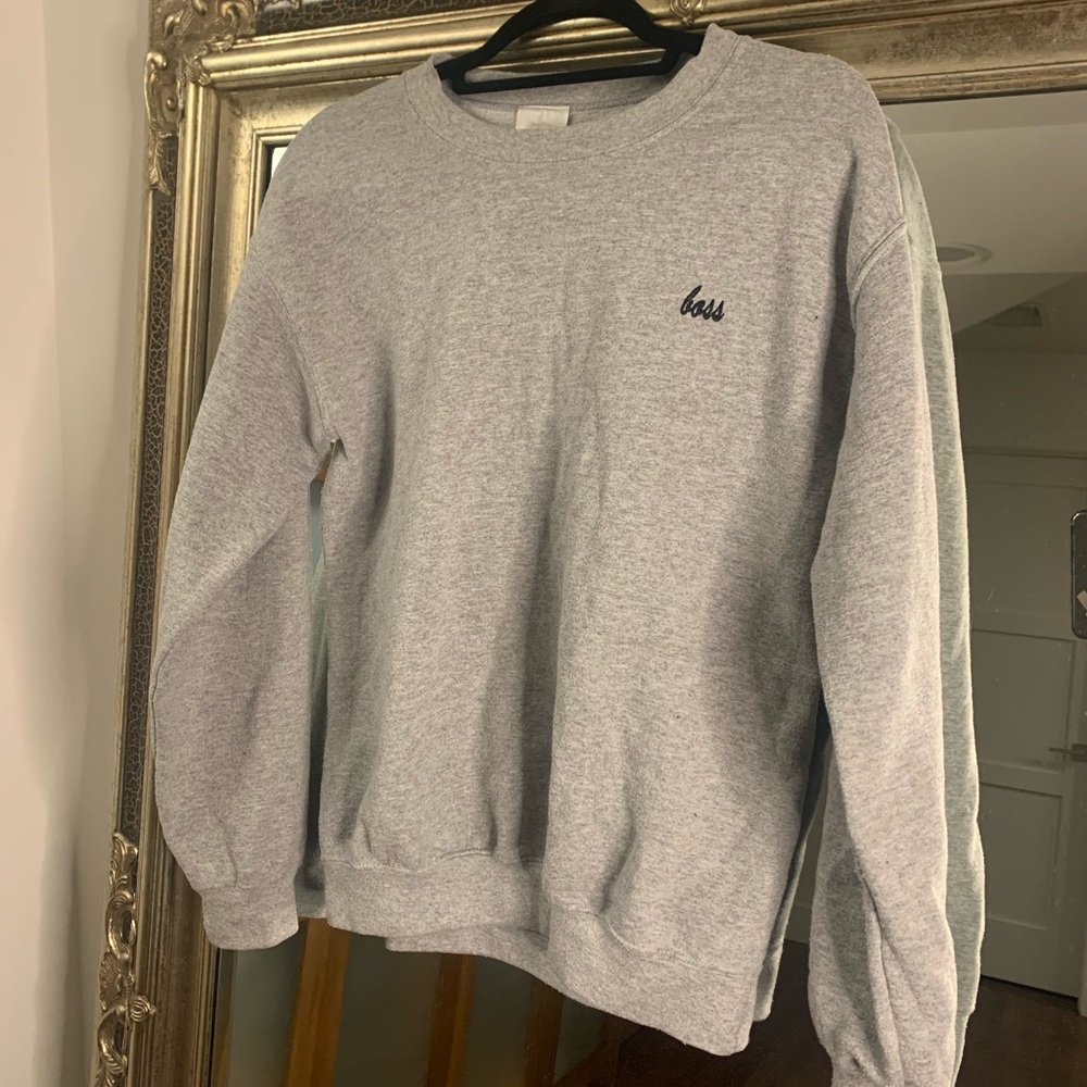 Grey “boss” sweatshirt